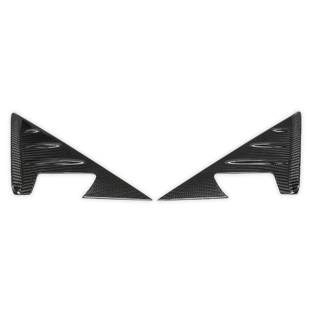 Carbon Fiber A-pillar Triangle Cover Trim Set - BMW G22/G23/G26 4 Series & G80 M3 & G82/G83 M4