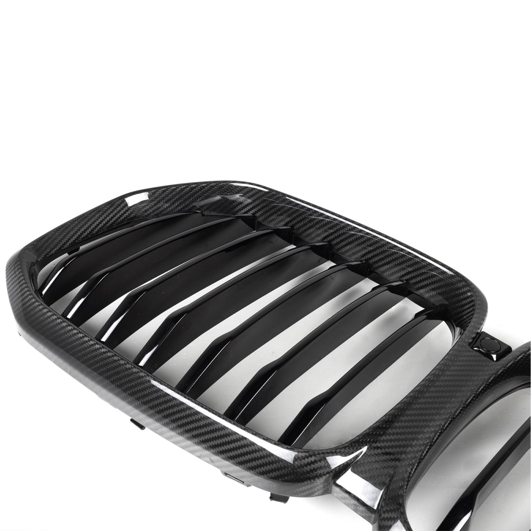 Single Slat Carbon Fiber Front Grille - BMW G05 X5 Pre-LCI