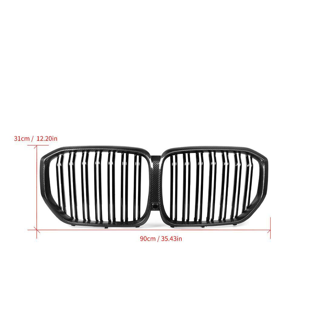 Double Slat Carbon Fiber Front Grille - BMW G05 X5