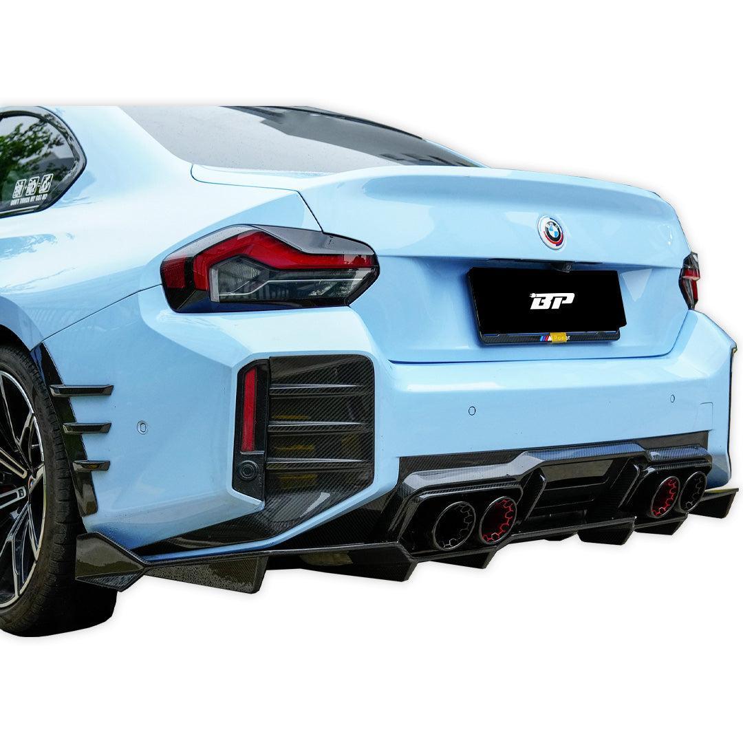V Style Carbon Fiber Rear Diffuser - BMW G87 M2