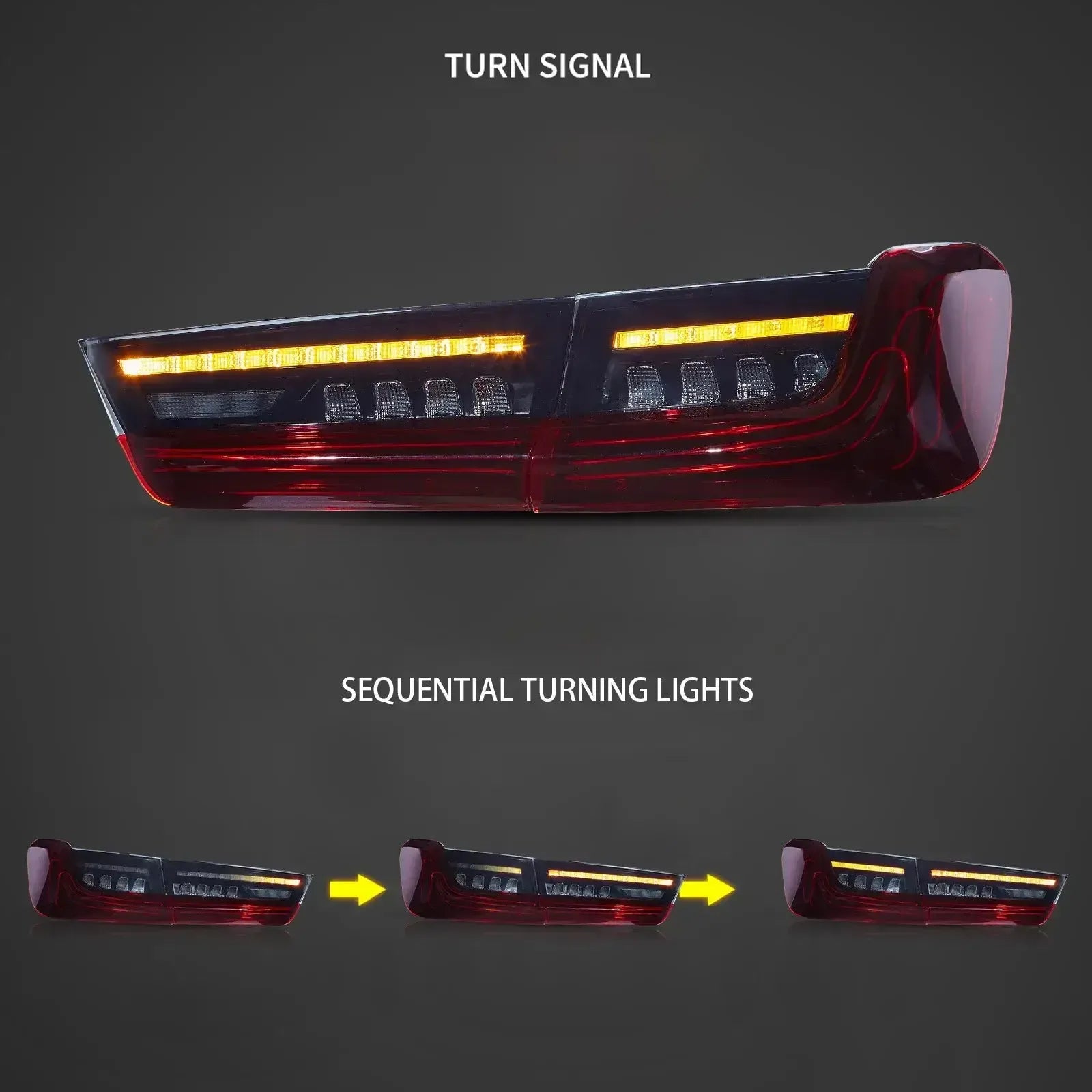 CSL Style Laser Taillights V2 - BMW G80 M3 & G20 3 Series