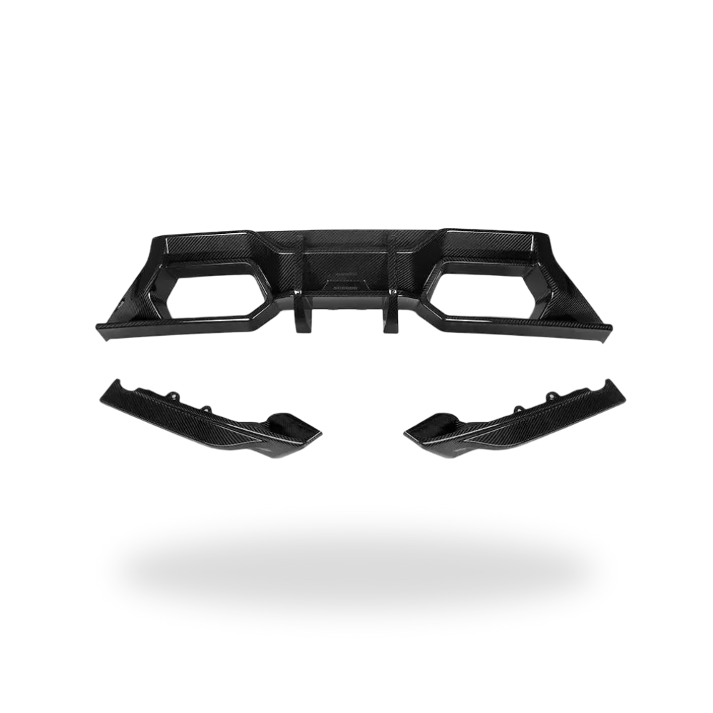 SQ Style Carbon Fiber Rear Diffuser - BMW G87 M2