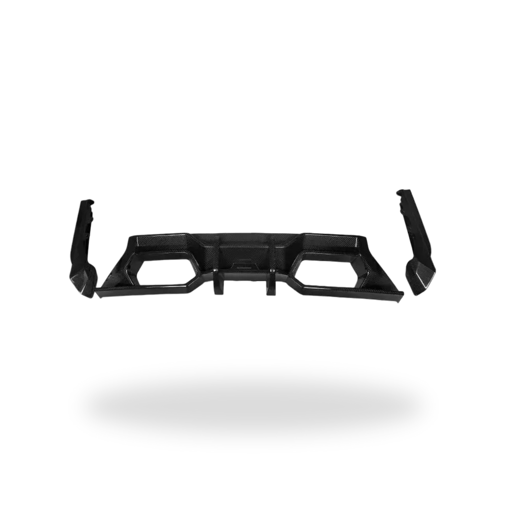 SQ Style Carbon Fiber Rear Diffuser - BMW G87 M2