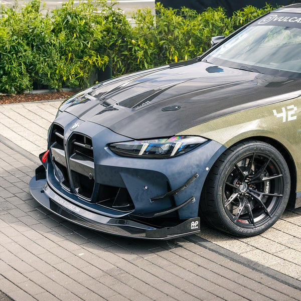 Vulcan Style Carbon Fiber Front Lip - BMW G80 M3 & G82/G83 M4