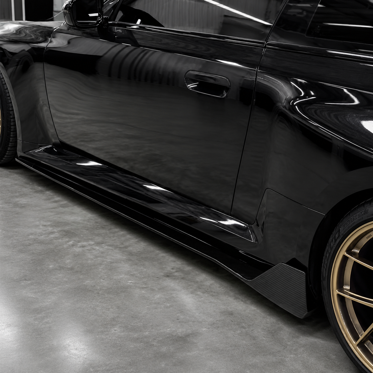 AD Style Carbon Fiber Side Skirt - BMW G87 M2