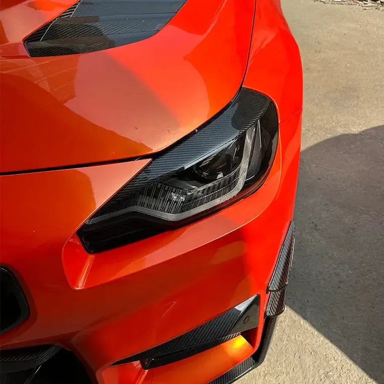 Carbon Fiber Headlight Trim Set - BMW G87 M2 & G42 2 Series