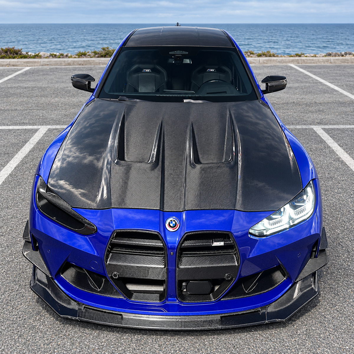 Carbon Fiber Headlight Delete Air Intake - BMW G80 M3 & G82/G83 M4 & G22/G23 M440i