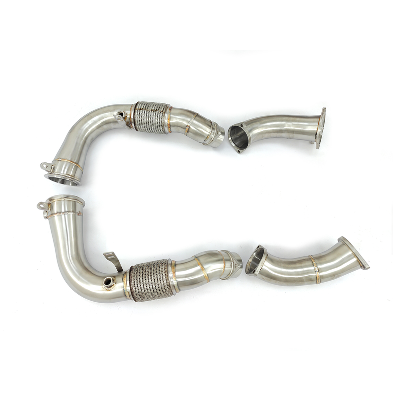 S68 Engine Catless Downpipe Set - BMW F95 X5M & F96 X6M & G90/G99 M5