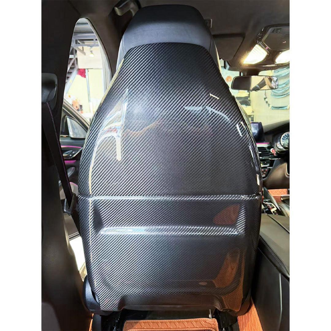 Full Carbon Fiber Seat Back Cover Set - BMW F90 M5