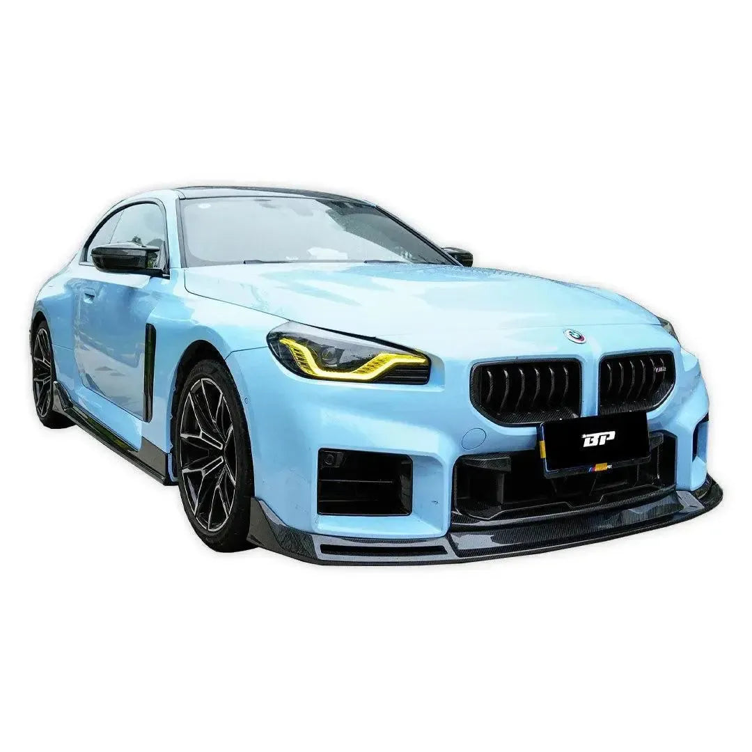 V Style Carbon Fiber Front Lip - BMW G87 M2