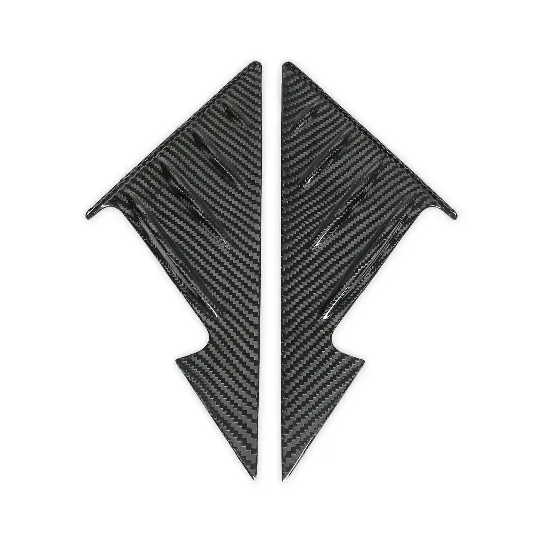 Carbon Fiber A-pillar Triangle Cover Trim Set - BMW G42 2 Series & G87 M2