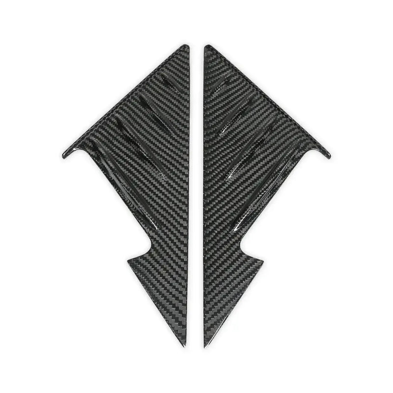 Carbon Fiber A-pillar Triangle Cover Trim Set - BMW G42 2 Series & G87 M2