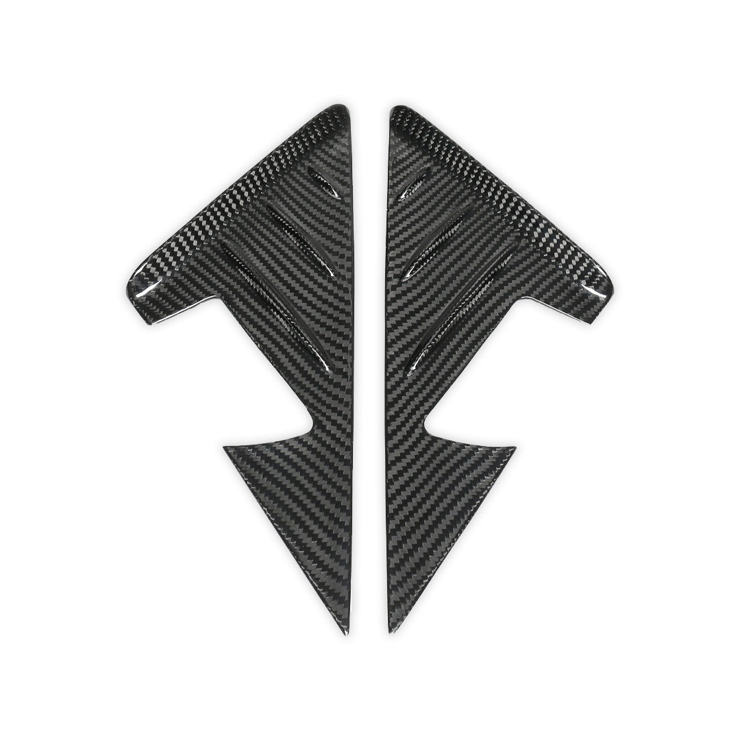 Carbon Fiber A-pillar Triangle Cover Trim Set - BMW G22/G23/G26 4 Series & G80 M3 & G82/G83 M4