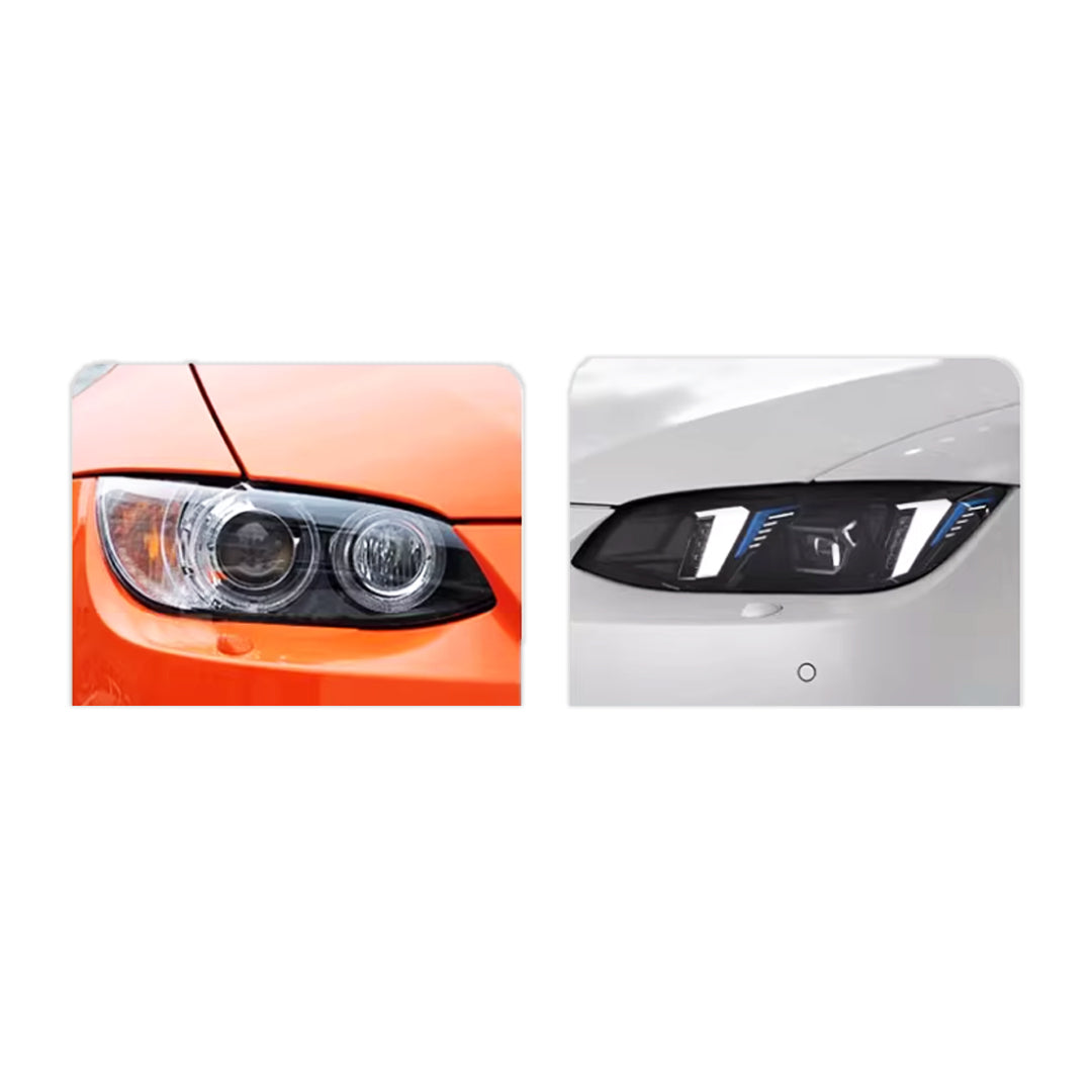 2025 LCI Style LED Headlight With Duo Color DRL - BMW E92 & E93 M3 & 3 Series