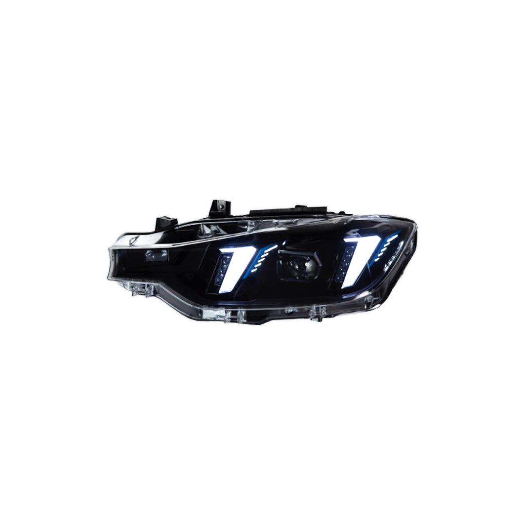 2025 LCI Style LED Headlight With Duo Color DRL - BMW F80 M3 & F30 3 Series