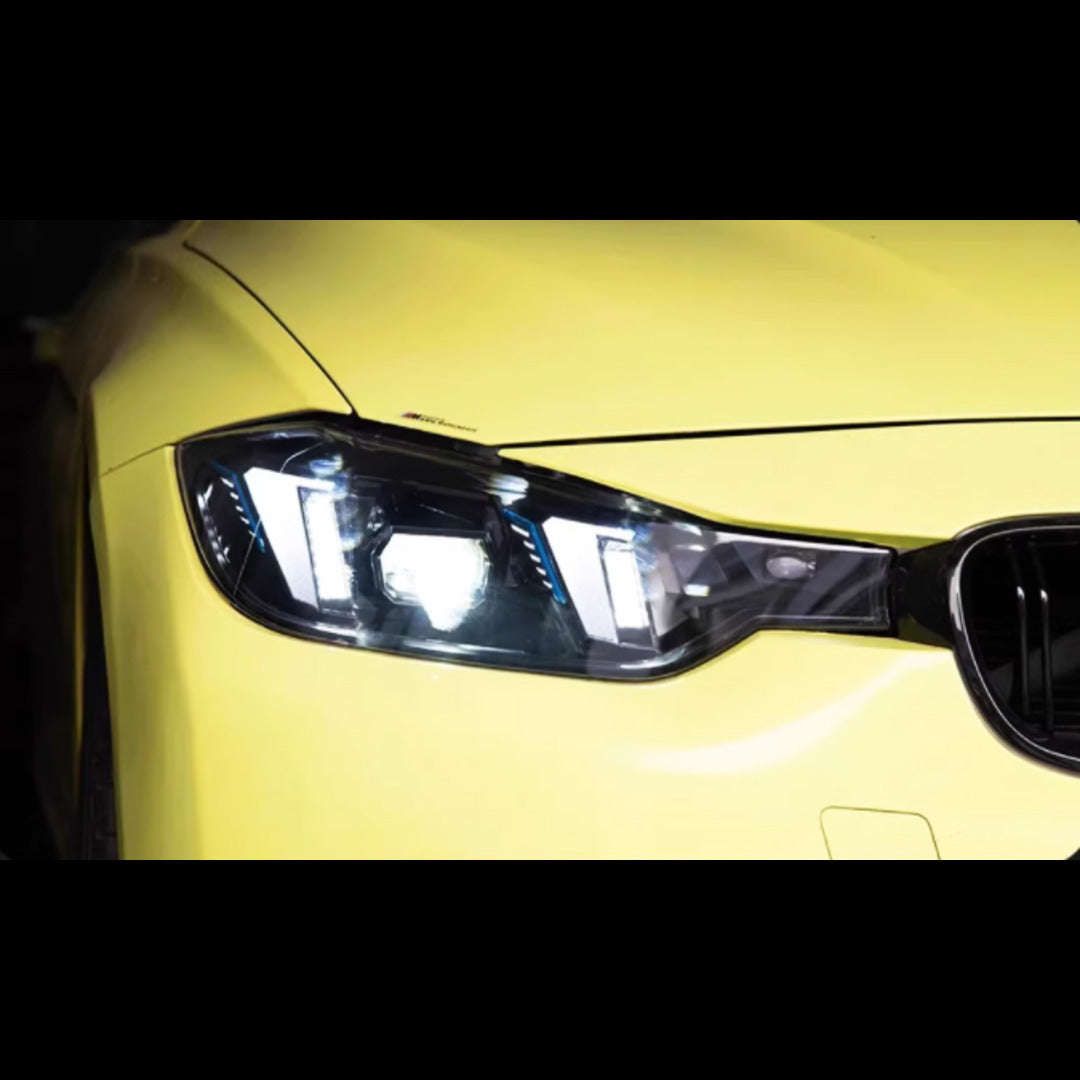 2025 LCI Style LED Headlight With Duo Color DRL - BMW F80 M3 & F30 3 Series