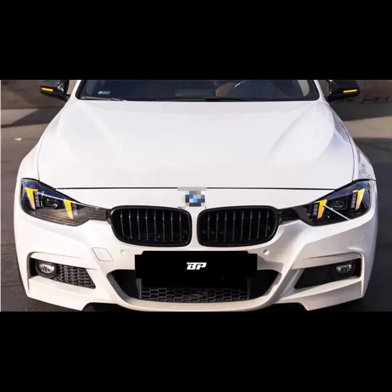 Snake Eye Style LED Headlight with White/Yellow DRL - BMW F80 M3 & F30 3 Series