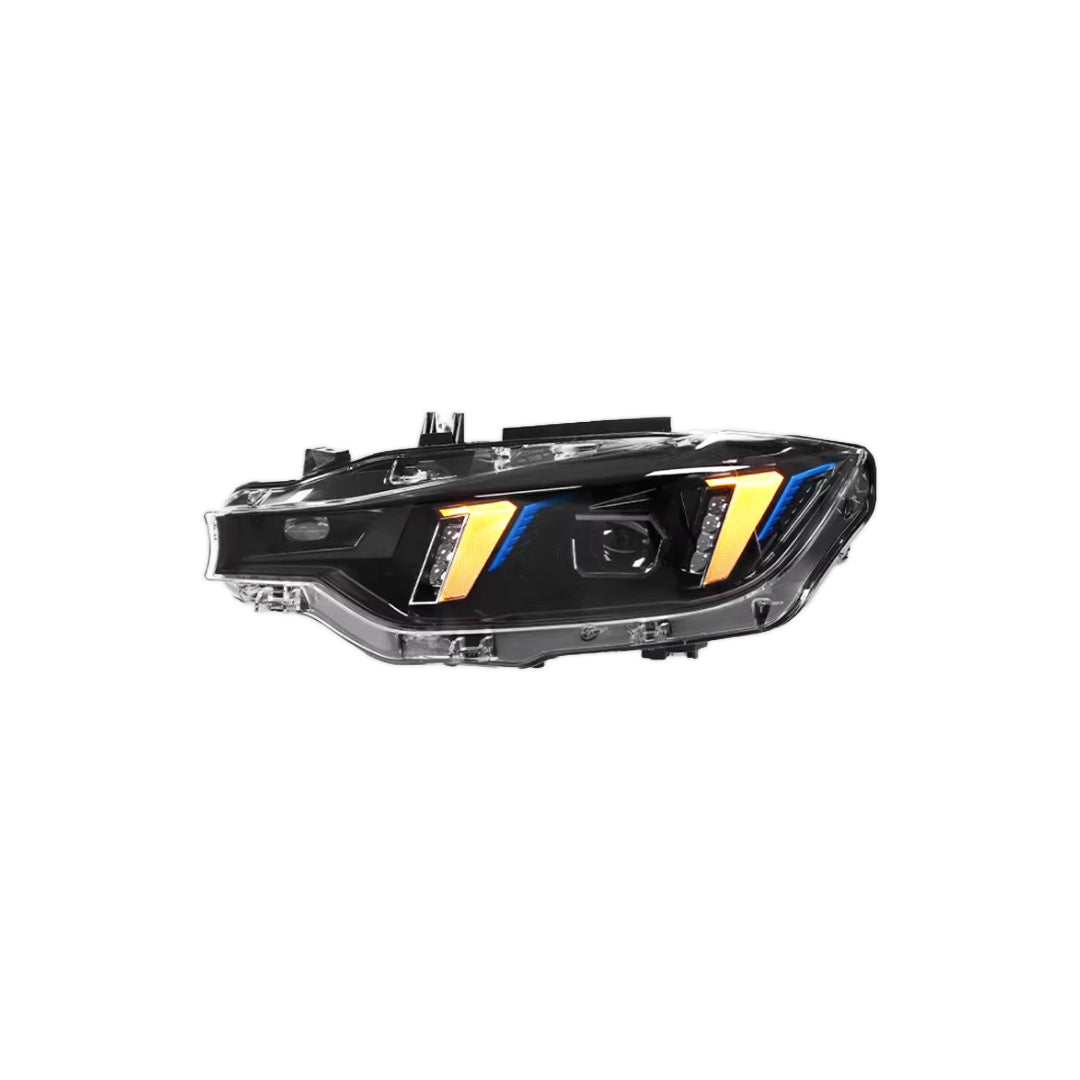 2025 LCI Style LED Headlight With Duo Color DRL - BMW F80 M3 & F30 3 Series