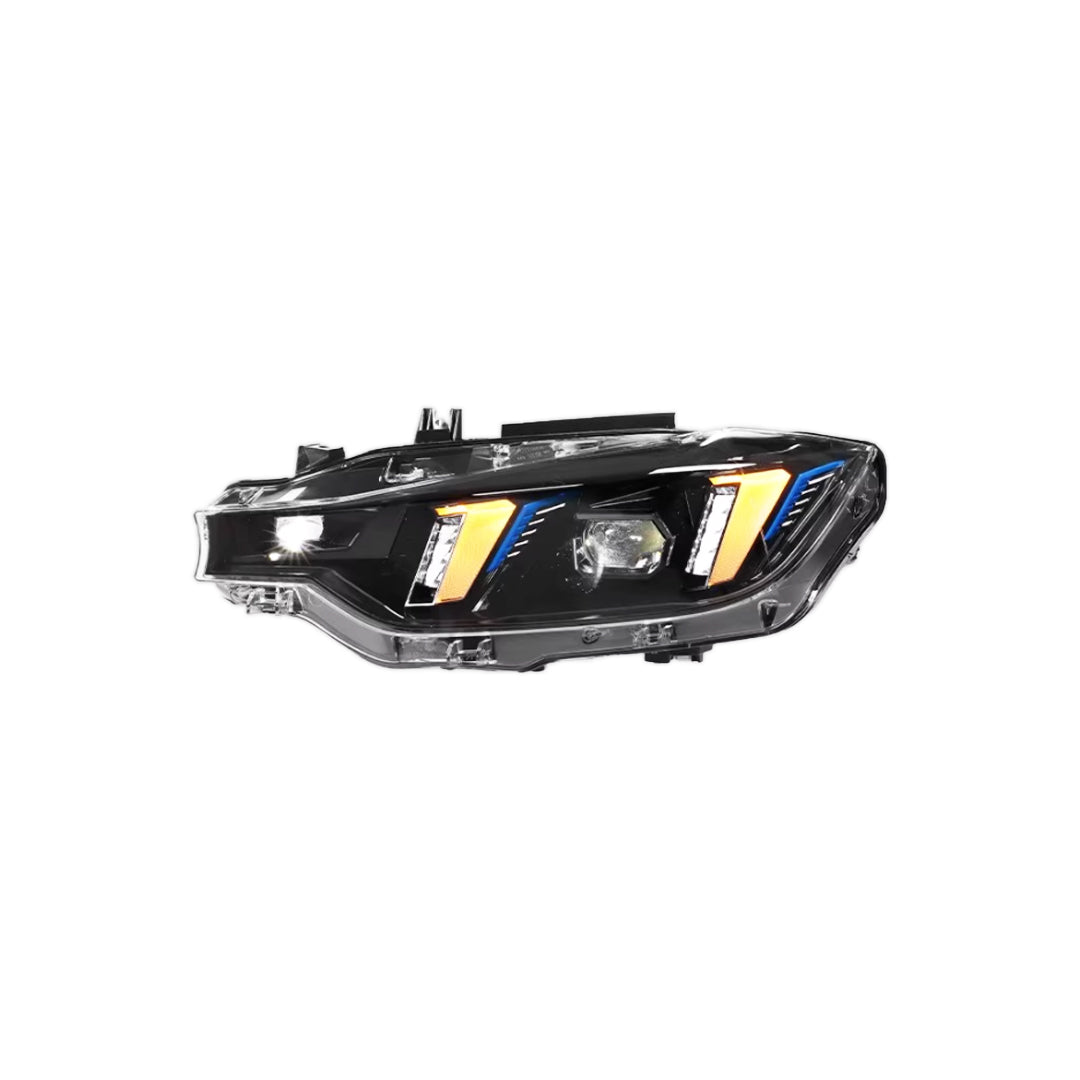 2025 LCI Style LED Headlight With Duo Color DRL - BMW F80 M3 & F30 3 Series