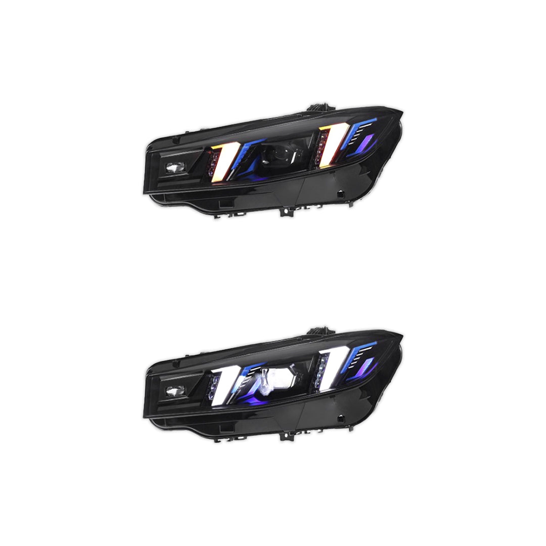 2025 LCI Style LED Headlight With Duo Color DRL - BMW G20 3 Series