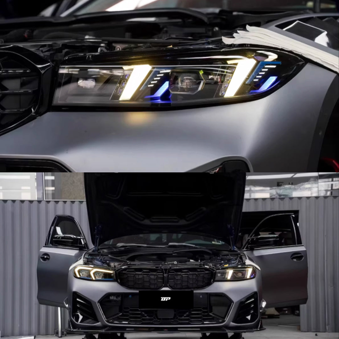 2025 LCI Style LED Headlight With Duo Color DRL - BMW G20 3 Series