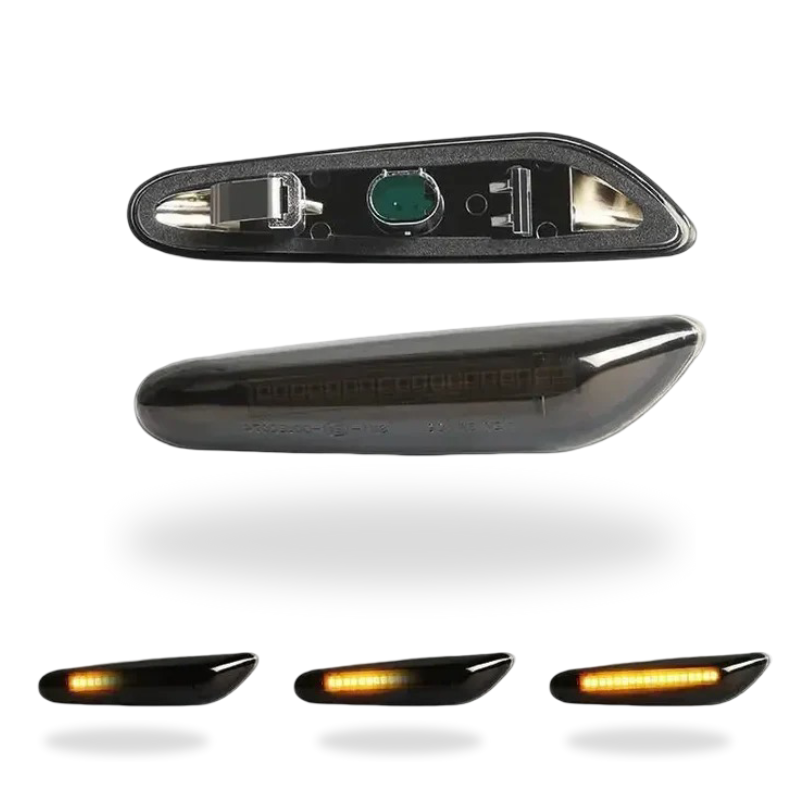 Smoked LED Sequential Side Light Markers - BMW E Chassis