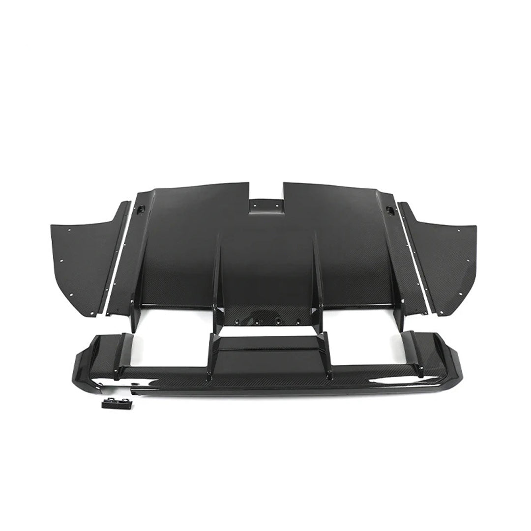 RC Style Carbon Fiber Rear Diffuser - BMW G80 M3 & G82/G83 M4
