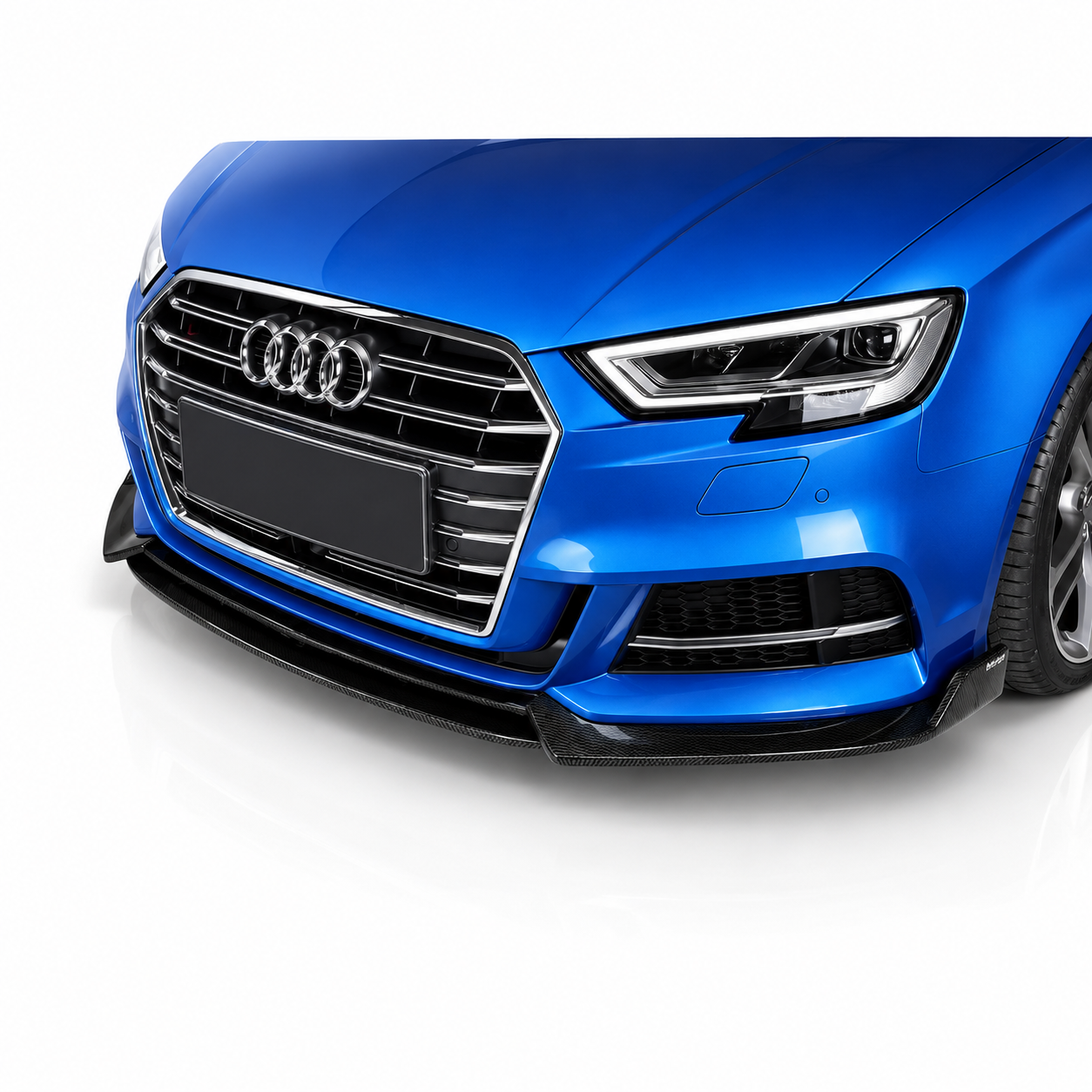 KB Style Carbon Fiber Front lip - Audi S3 / A3 8V.5 S Line