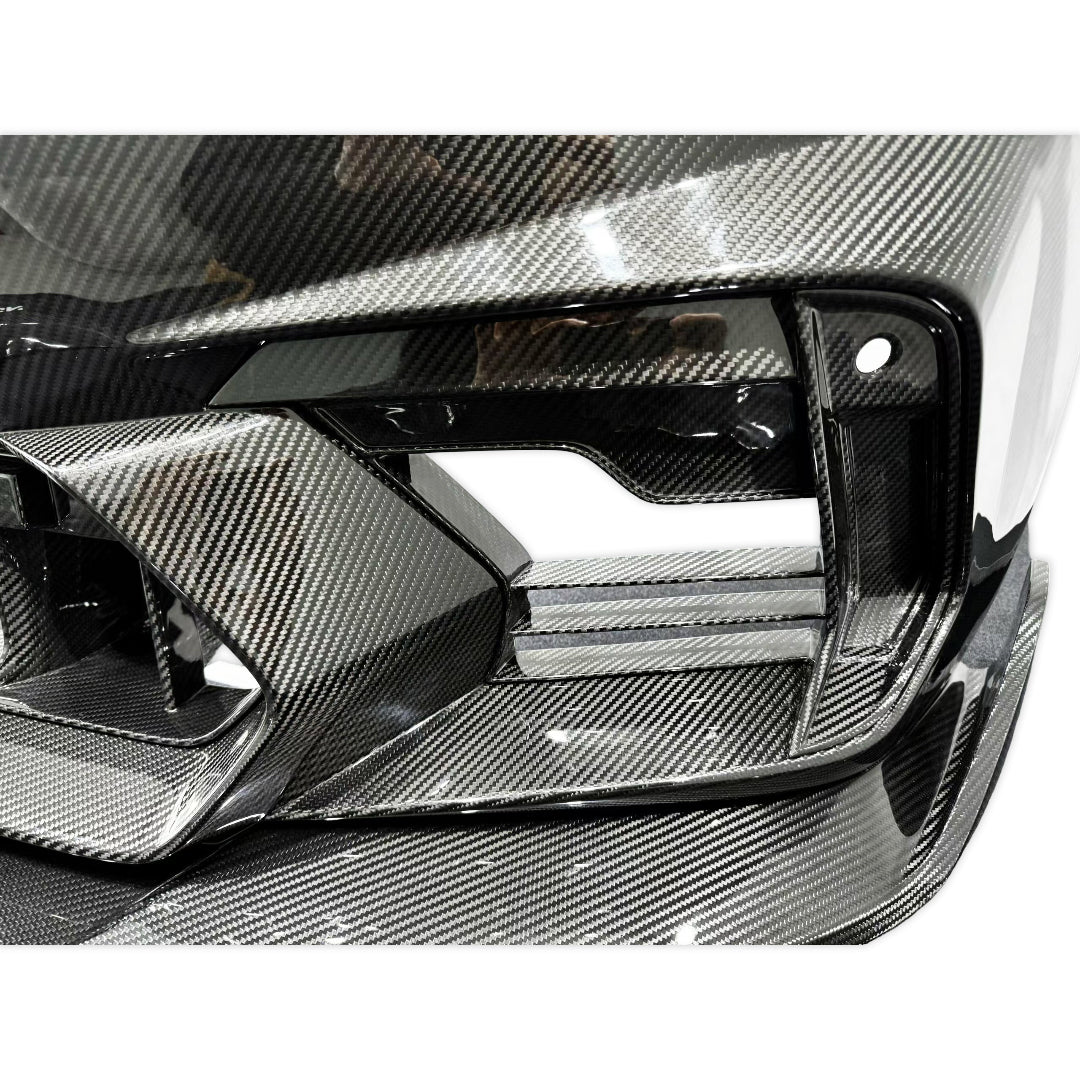AD Style Full Carbon Fiber Front Bumper - BMW G87 M2
