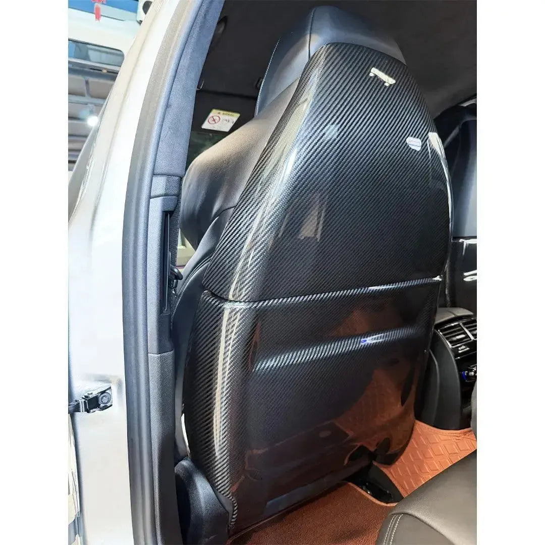Full Carbon Fiber Seat Back Cover Set - BMW F90 M5