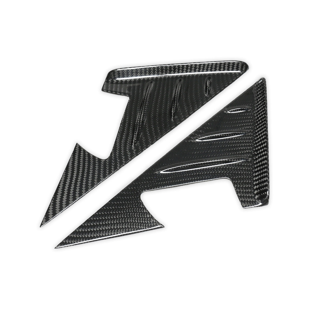 Carbon Fiber A-pillar Triangle Cover Trim Set - BMW G22/G23/G26 4 Series & G80 M3 & G82/G83 M4