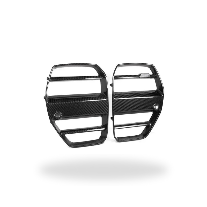 ST Style Carbon Fiber Front Grilles - BMW G80 M3 & G82/G83 M4