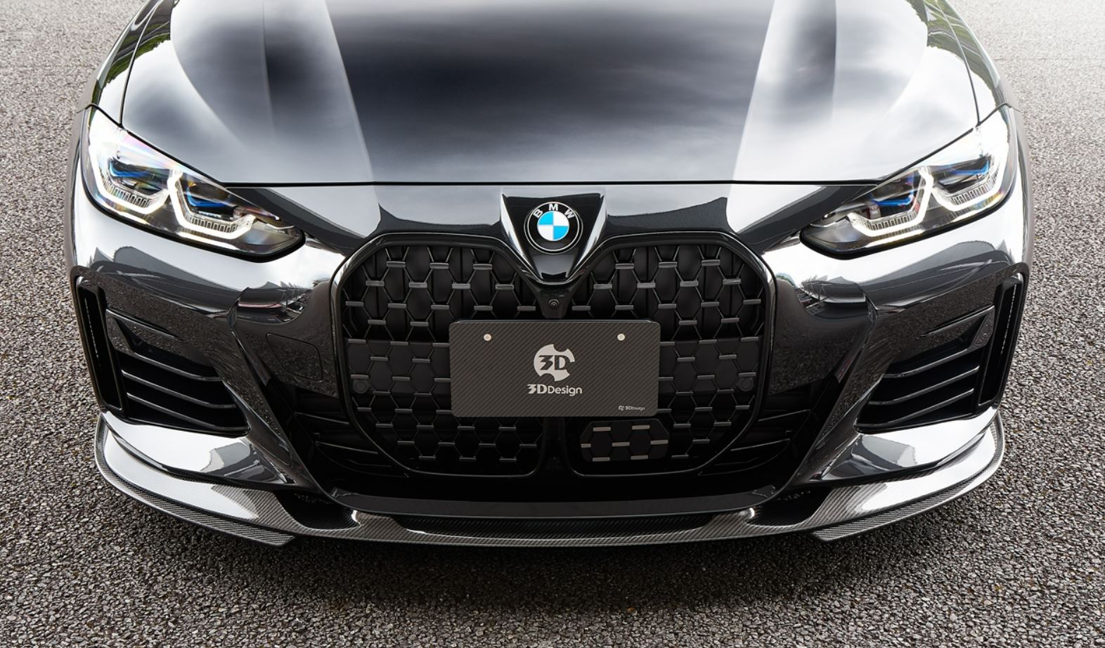 3D Style Carbon Fiber Front Lip - BMW G26 4 Series & i4