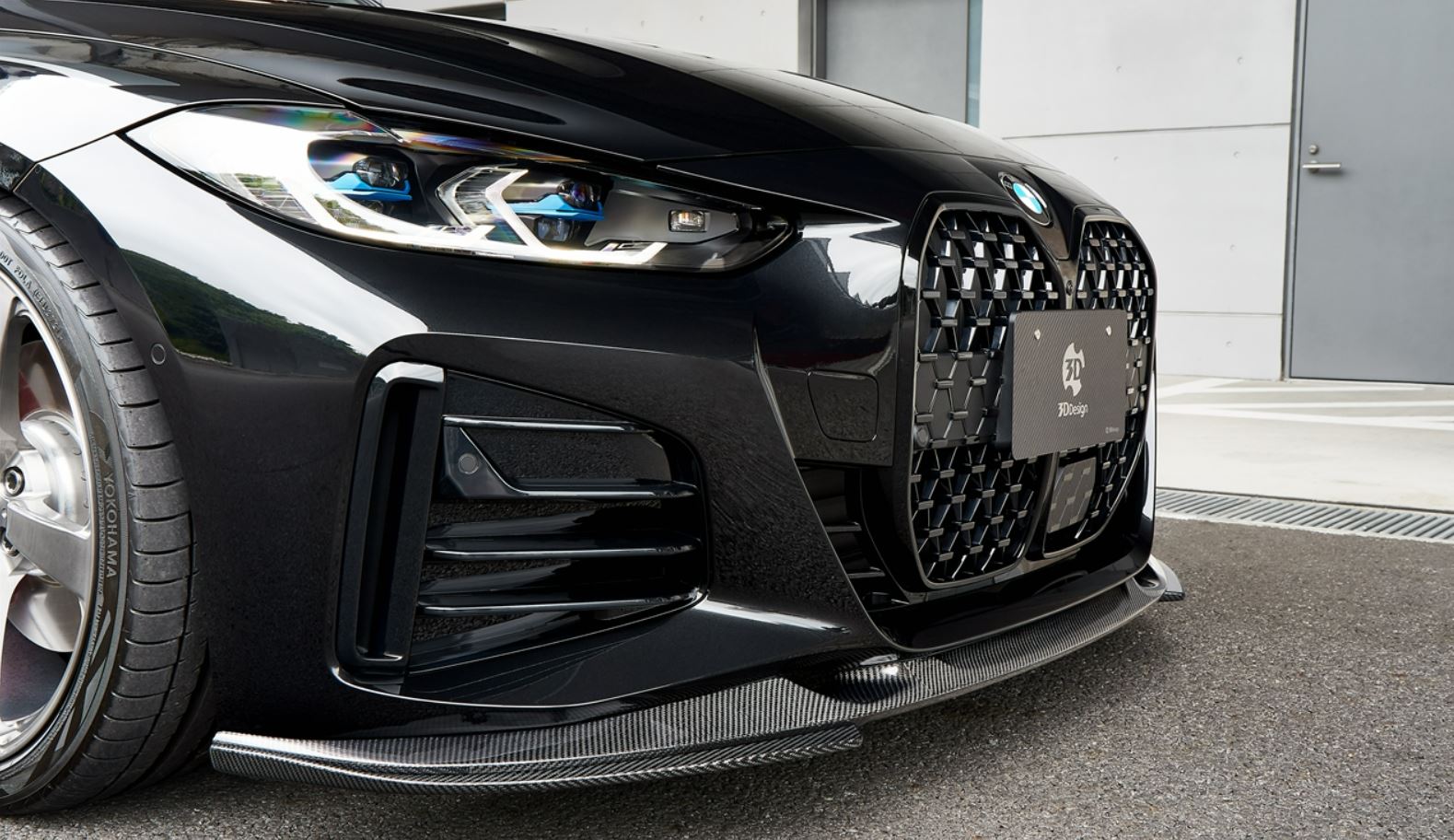 3D Style Carbon Fiber Front Lip - BMW G26 4 Series & i4