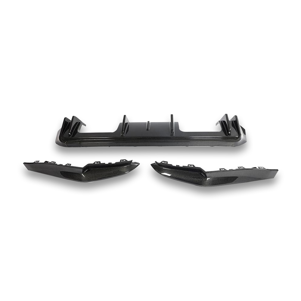 3D Style Carbon Fiber Rear Diffuser - BMW G80 M3 & G82/G83 M4