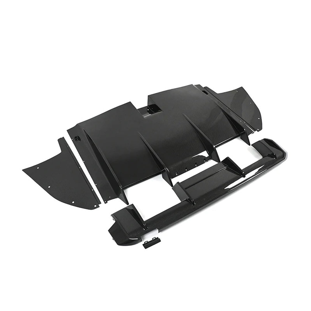 RC Style Carbon Fiber Rear Diffuser - BMW G80 M3 & G82/G83 M4