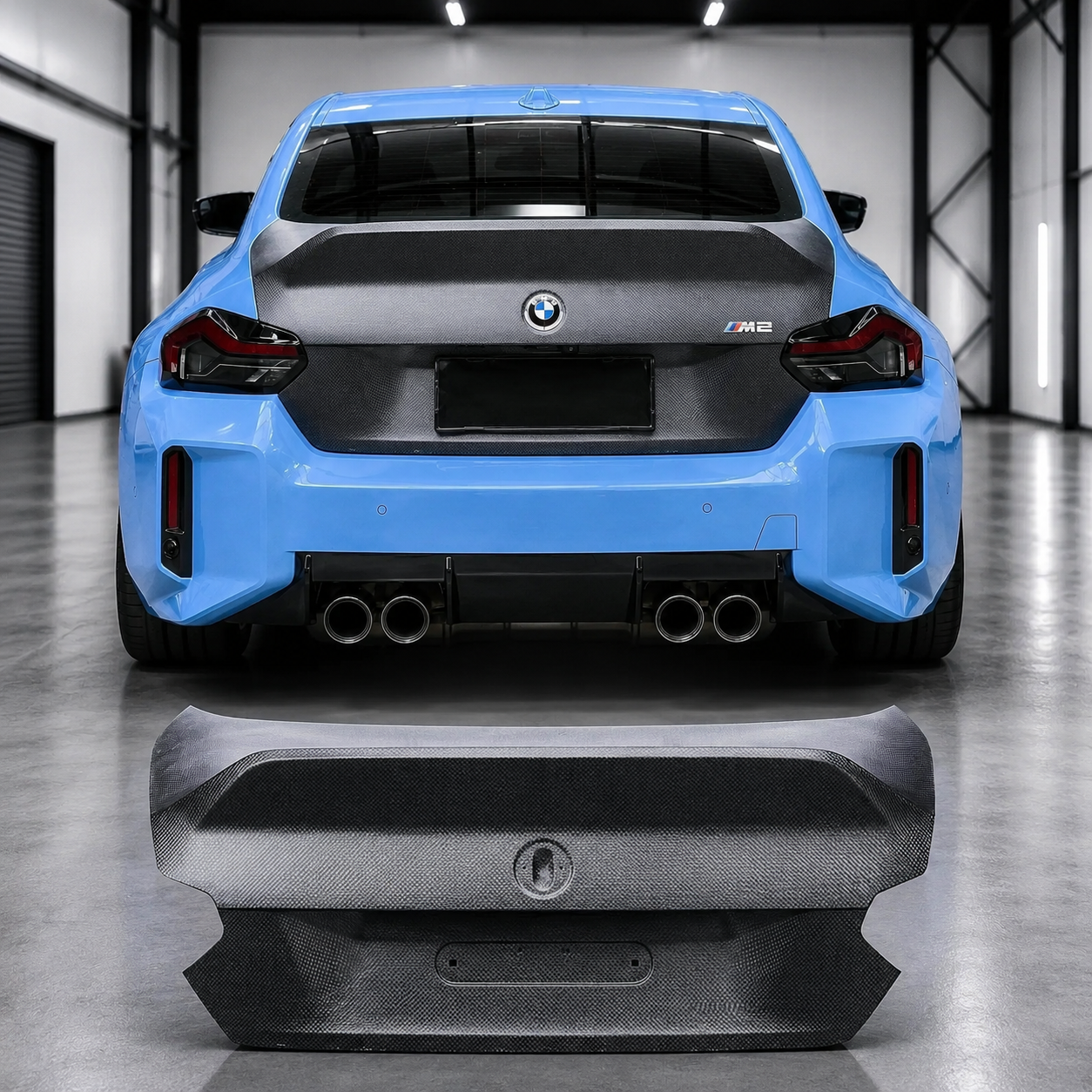 CSL Style Carbon Fiber Rear Trunk - BMW G87 M2