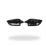 M Style Gloss Black Mirror Cap Set - BMW G Chassis