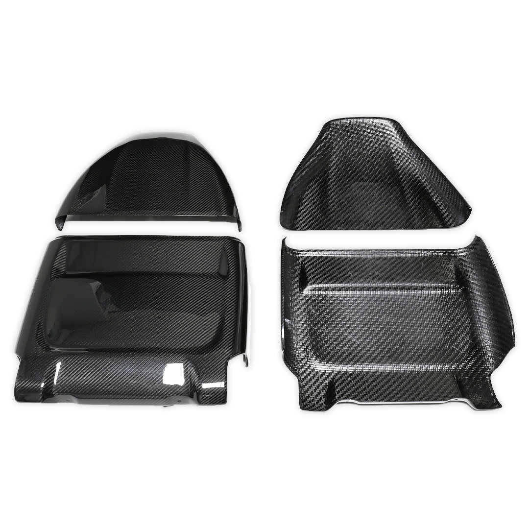 Full Carbon Fiber Seat Back Cover Set - BMW F90 M5
