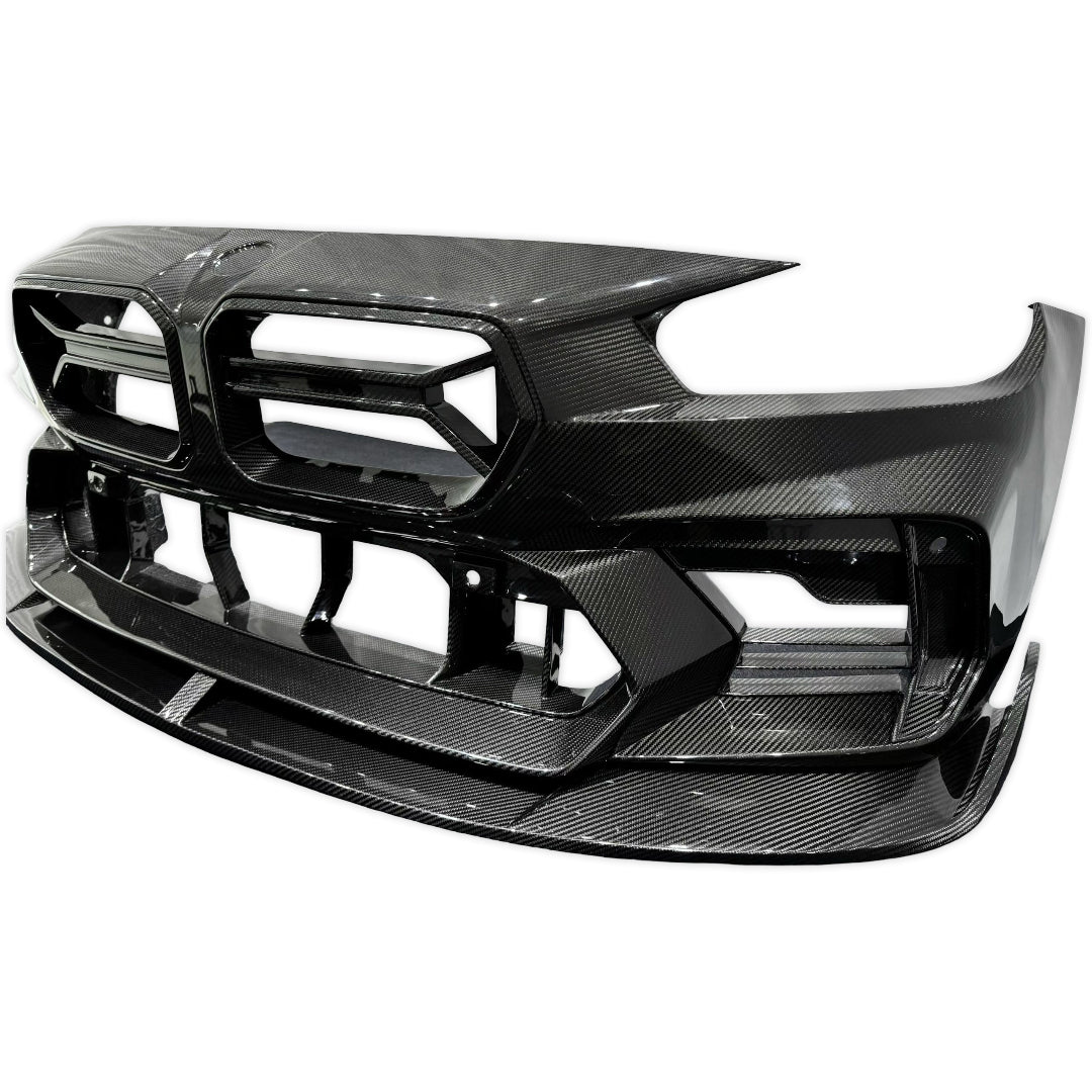 AD Style Full Carbon Fiber Front Bumper - BMW G87 M2