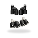 MP Style Carbon Fiber 'h" Exhaust Tip