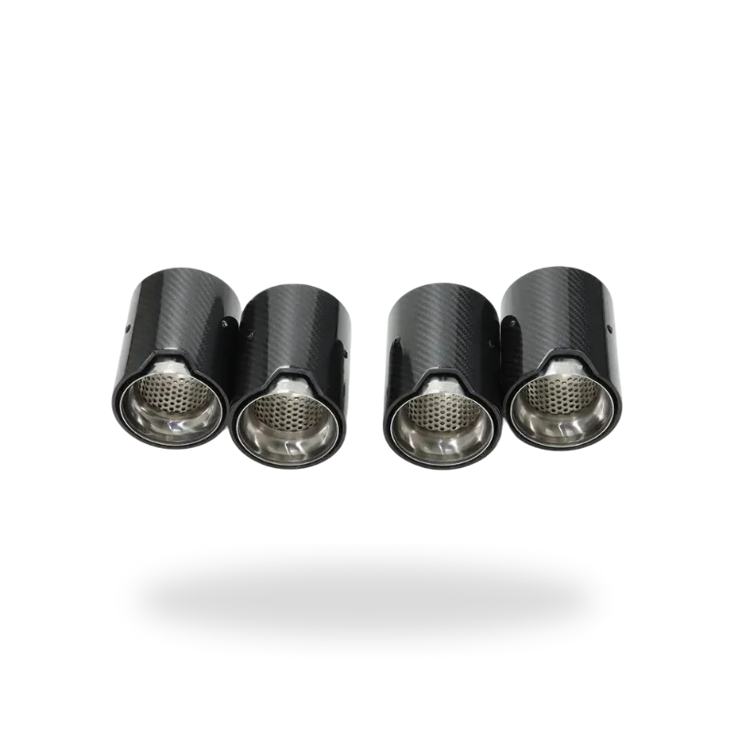 MP Style Carbon Fiber Exhaust Tip Set - BMW F80 M3, F82/F83 M4 & F82 M2