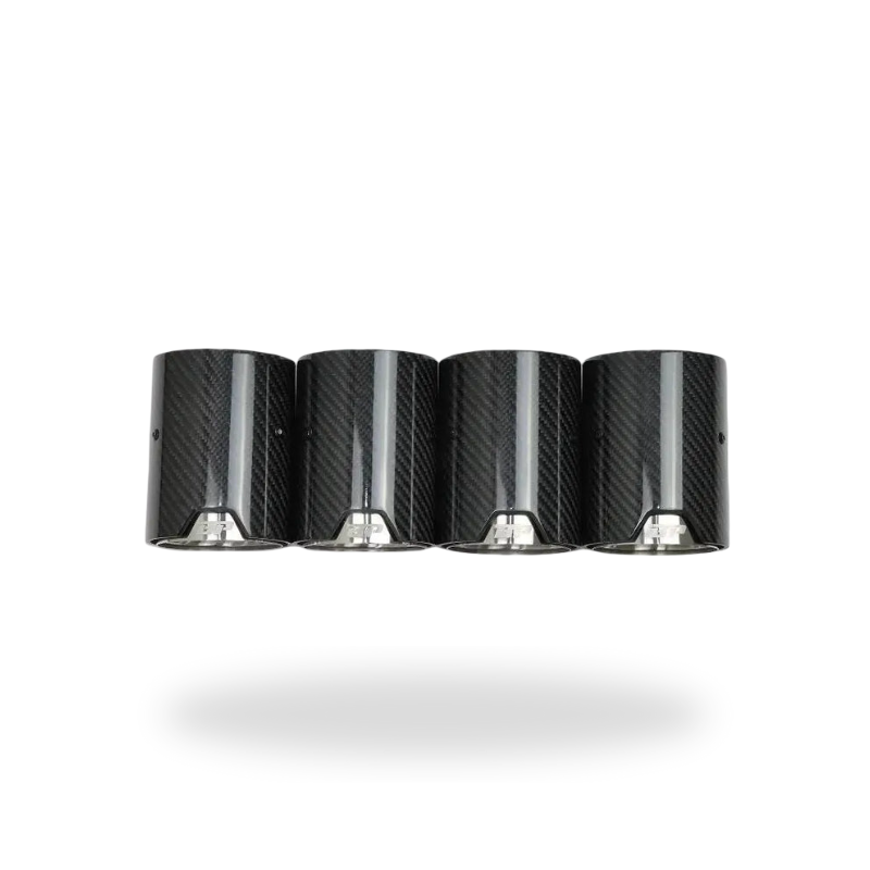 MP Style Carbon Fiber Exhaust Tip Set - BMW F80 M3, F82/F83 M4 & F82 M2