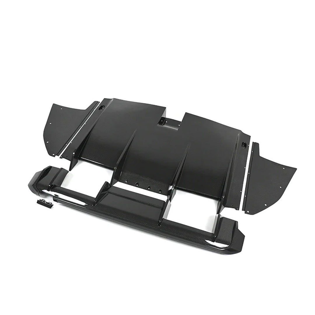 RC Style Carbon Fiber Rear Diffuser - BMW G80 M3 & G82/G83 M4