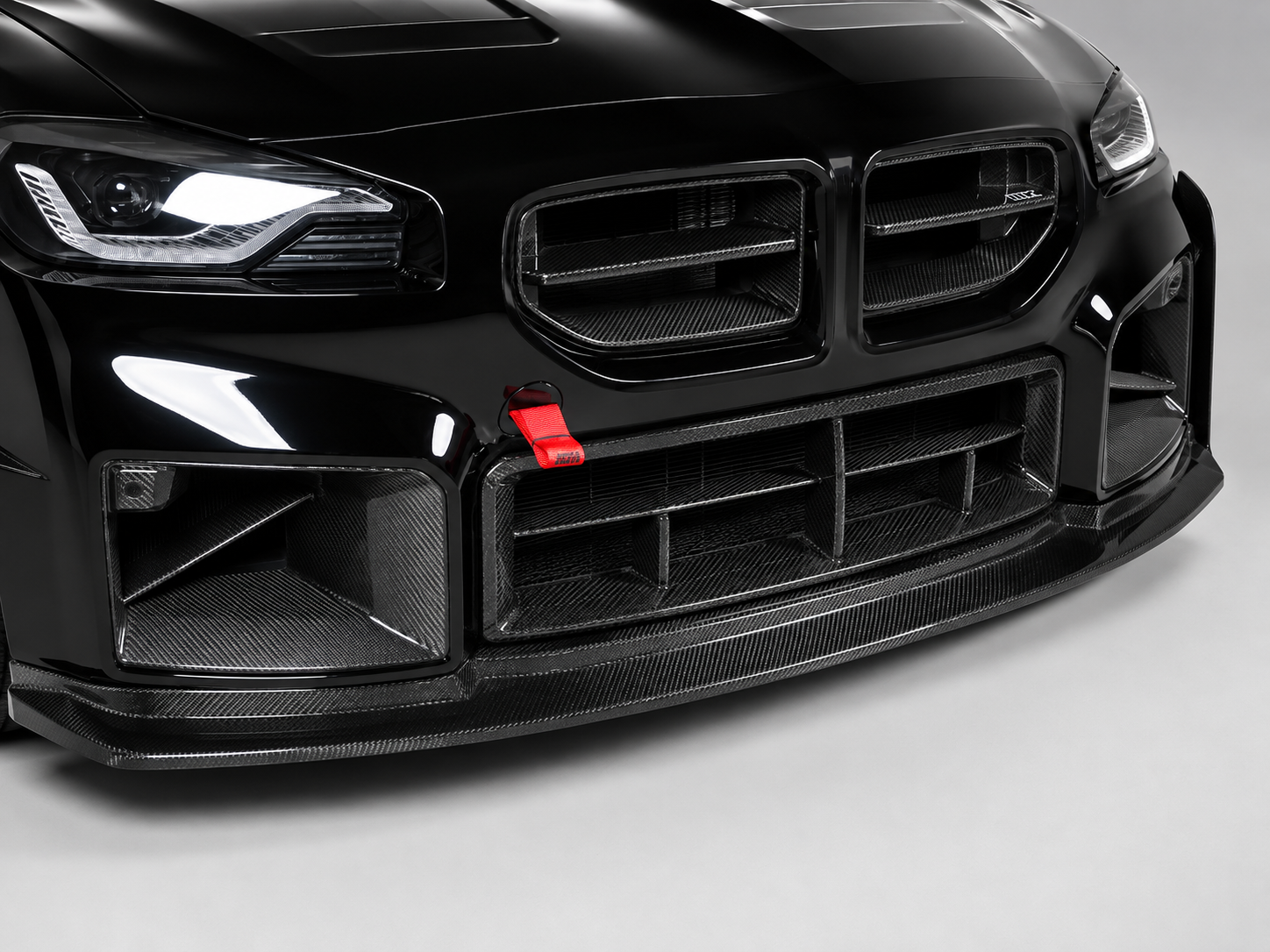 GT Style Carbon Fiber Front Lip - BMW G87 M2