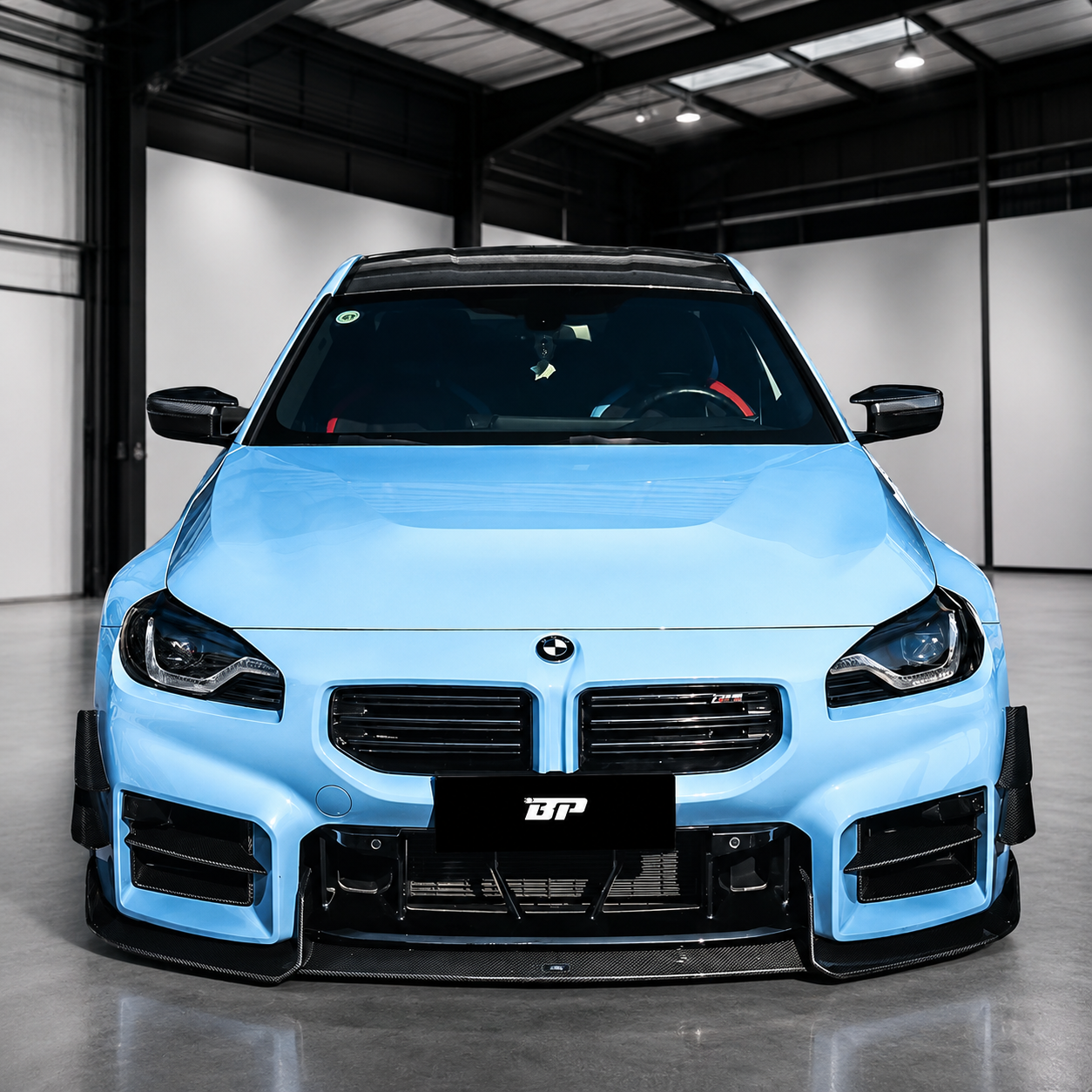 AD Style Carbon Fiber Front Canard Set - BMW G87 M2
