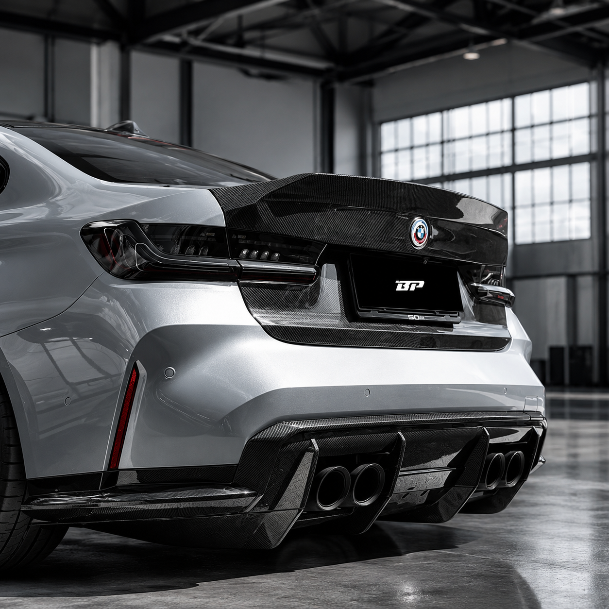 RC Style Carbon Fiber Rear Diffuser - BMW G80 M3 & G82/G83 M4
