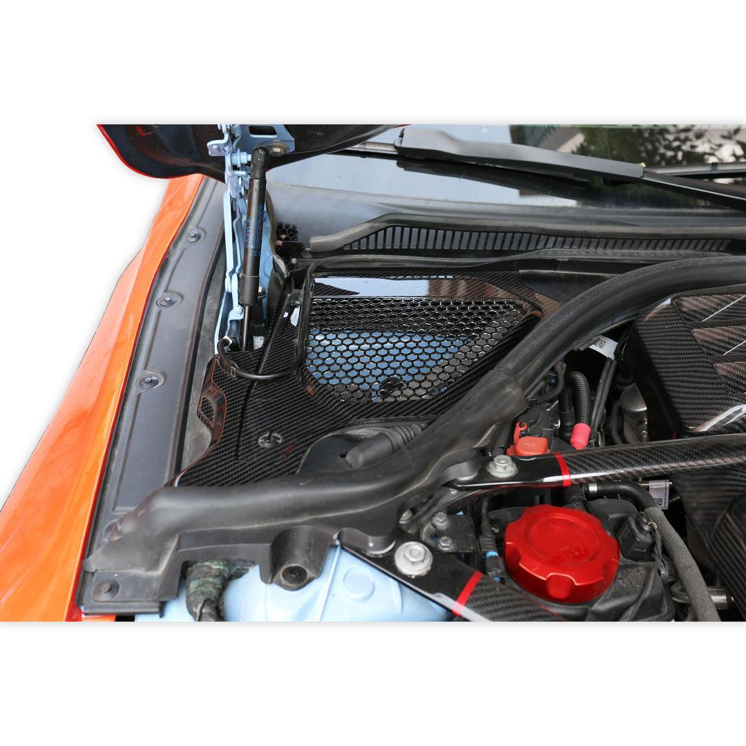 Carbon Fiber Top Corner Engine Bay Cover Set - BMW G80 M3 & G82/G83 M4