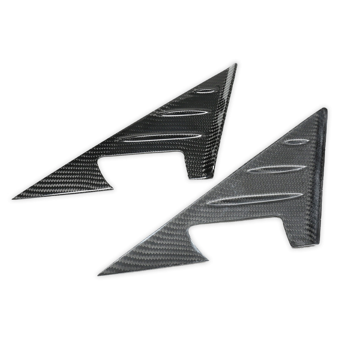 Carbon Fiber A-pillar Triangle Cover Trim Set - BMW G22/G23/G26 4 Series & G80 M3 & G82/G83 M4