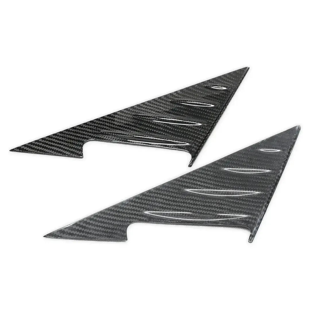 Carbon Fiber A-pillar Triangle Cover Trim Set - BMW G42 2 Series & G87 M2